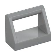 Tile Special 1 x 2 with Handle (Light Bluish Gray)
