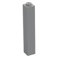 Brick 1 x 1 x 5 with Solid Stud (Light Bluish Gray)