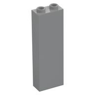 Brick 1 x 2 x 5 with Hollow Studs (Light Bluish Gray)