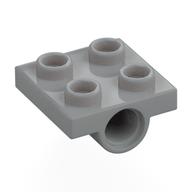 Plate Special 2 x 2 with 2 Pin Holes (Light Bluish Gray)