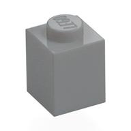 Brick 1 x 1 (Light Bluish Gray)