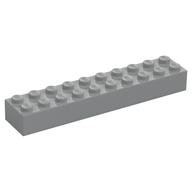 Brick 2 x 10 (Light Bluish Gray)