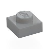 Plate 1 x 1 (Light Bluish Gray)
