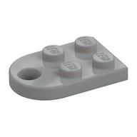 Plate Special 3 x 2 with Rounded End, Hole (Light Bluish Gray)