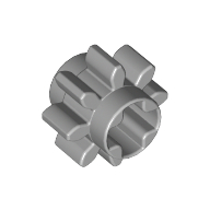 Technic Gear 8 Tooth (Light Bluish Gray)
