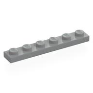 Plate 1 x 6 (Light Bluish Gray)