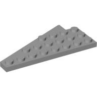 Wedge Plate 8 x 4 Wing Right with Stud Notch (Light Bluish Gray)