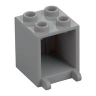 Box 2 x 2 x 2 [Hollow Studs] (Light Bluish Gray)