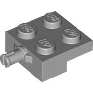 Plate Special 2 x 2 with Wheel Holder (Light Bluish Gray)
