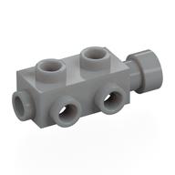Brick Special 1 x 2 x 2/3 with Studs on Sides (Light Bluish Gray)