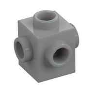 Brick Special 1 x 1 Studs on 4 Sides (Light Bluish Gray)