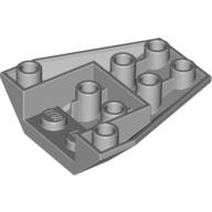 Brick Wedged, Sloped Inverted 4 x 4 Triple [2 Connections between Front Studs] (Light Bluish Gray)