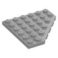 Wedge Plate 6 x 6 Cut Corner (Light Bluish Gray)