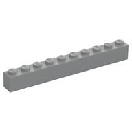 Brick 1 x 10 (Light Bluish Gray)