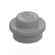 Plate Round 1 x 1 with Solid Stud (Light Bluish Gray)