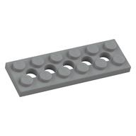 Technic Plate 2 x 6 [5 Holes] (Light Bluish Gray)