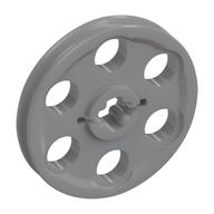Technic Wedge Belt Wheel [aka Pulley] (Light Bluish Gray)