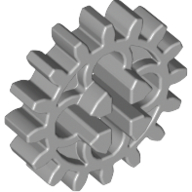 Technic Gear 16 Tooth with Round Holes [Old Style] (Light Bluish Gray)