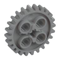 Technic Gear 24 Tooth [New Style with Single Axle Hole] (Light Bluish Gray)