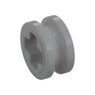 Technic Bush 1/2 Smooth with Axle Hole Semi-Reduced (Light Bluish Gray)