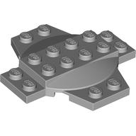 Plate Special 6 x 6 x 2/3 Cross with Dome (Light Bluish Gray)