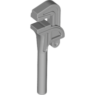 Tool Pipe Wrench / Adjustable Spanner (Light Bluish Gray)