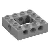 Technic Brick 4 x 4 with 2 x 2 Opening (Light Bluish Gray)