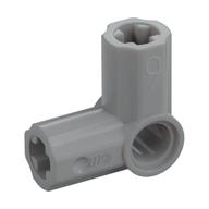 Technic Axle and Pin Connector Angled #6 - 90° (Light Bluish Gray)