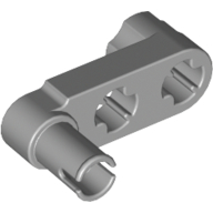 Technic Beam 3 x 0.5 Liftarm with Boss and Pin / Crank (Light Bluish Gray)