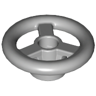 Steering Wheel Small, 2 x 2 (Light Bluish Gray)