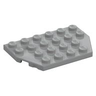 Wedge Plate 4 x 6 Cut Corners (Light Bluish Gray)
