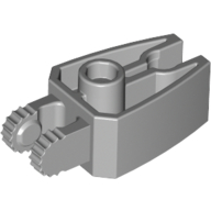 Hinge 1 x 3 Locking with 2 Fingers and Claw End, 9 Teeth (Light Bluish Gray)