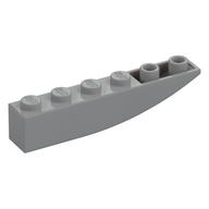 Brick Curved Inverted 6 x 1 (Light Bluish Gray)