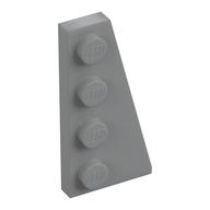 Wedge Plate 4 x 2 Right (Light Bluish Gray)