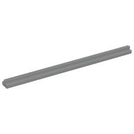 Vehicle Track, Train, Plain Rail Straight (no slots, no notches on end) (Light Bluish Gray)