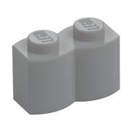 Brick Special 1 x 2 Palisade [aka Log] (Light Bluish Gray)
