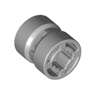 Wheel 8 x 9 with Hole Notched for Wheels Holder Pin (Light Bluish Gray)