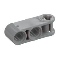 Technic Axle and Pin Connector Perpendicular 3L with 2 Pin Holes (Light Bluish Gray)