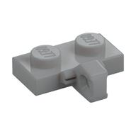 Hinge Plate 1 x 2 Locking with 1 Finger on Side, with Groove (Light Bluish Gray)
