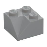 Brick Sloped 45° 2 x 2 Double Concave (Light Bluish Gray)