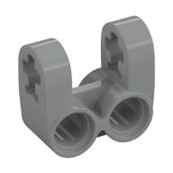 Technic Axle and Pin Connector Perpendicular Double Split (Light Bluish Gray)