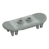 Sports Skateboard with Trolley Wheel Holders (Light Gray)