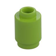 Brick Round 1 x 1 Open Stud (Lime)