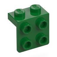 Bracket 1 x 2 - 2 x 2 (Green)