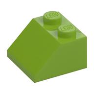 Brick Sloped 45° 2 x 2 (Lime)