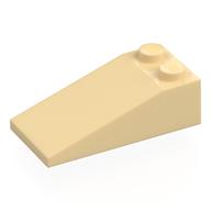 Brick Sloped 18° 4 x 2 (Tan)