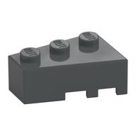 Brick Wedged, Angled 3 x 2 Left (Dark Bluish Gray)