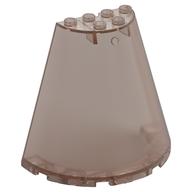 Cone Half 8 x 4 x 6 (Trans-Brown)