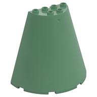 Cone Half 8 x 4 x 6 (Sand Green)