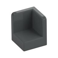 Panel 1 x 1 x 1 Corner (Dark Bluish Gray)